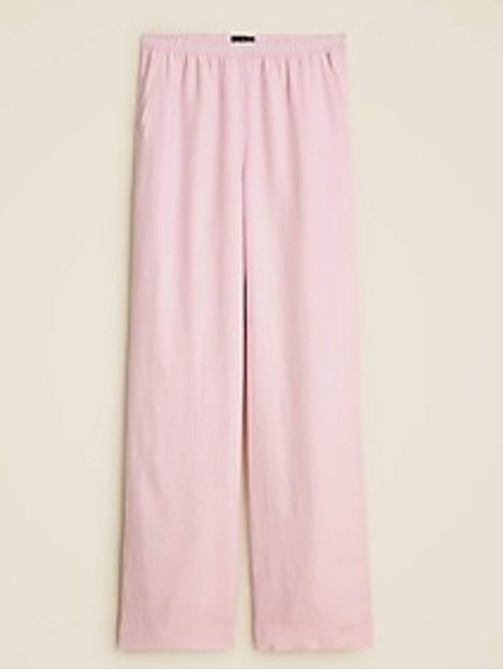 J. Crew Iced Strawberry Petite Stratus Linen Pants